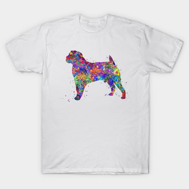 Boerboel dog watercolor T-Shirt by Yahya Art